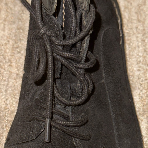 Clarks Men's Dark Blue Lace-Up Boots - Picture 8 of 9